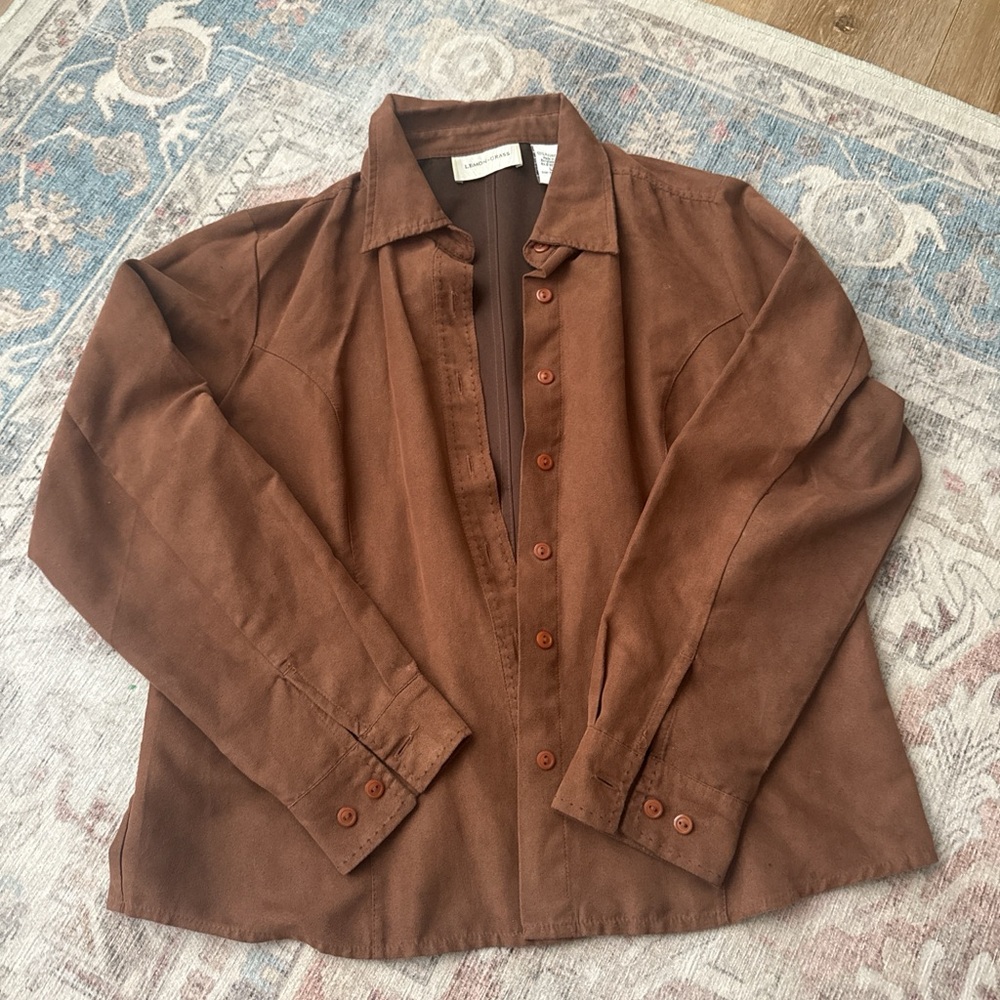 Vintage Brown Women's Shirt